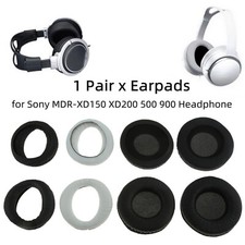 1 Pair Headphone Replacement Ear Pads for Sony MDR-XD150 XD200 500 900 Headset