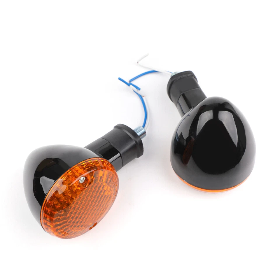 Turn Signal Bullet Lights Motorcycle For Kawasaki Vulcan 900 Yamaha V Star H0 H0 Foto 4 de 4