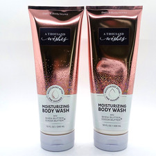 2 Bath  Body Works A Thousand Wishes Moisturizing Body Wash 10 fl.oz