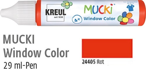 MUCKI Window Color Fenstermalfarbe Fensterfarbe 29ml Pen für Kinder ab 4 Jahren - Bild 8 von 14