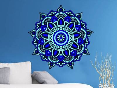 Mandala Wall Decal Full Color Murals Vinyl Stickers Bohemian Decor Boho EN1