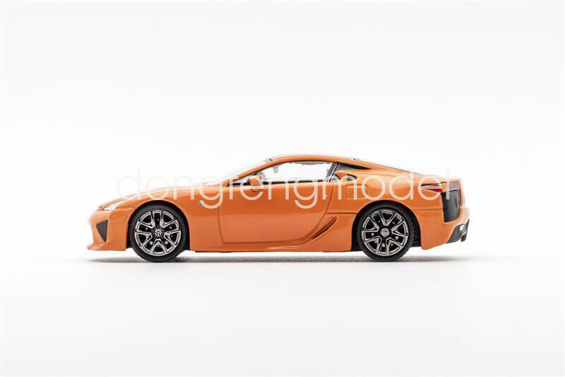DCT 1:64 Lexus LFA Grey/Ice Blue/Orange LHD Diecast Model Car Toys