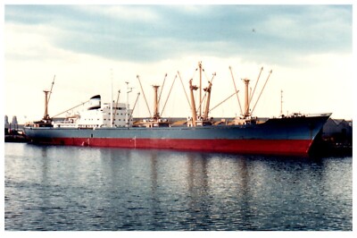 Rio General Cargo Container Ship Shipping Lines Photograph Vintage 4x6''