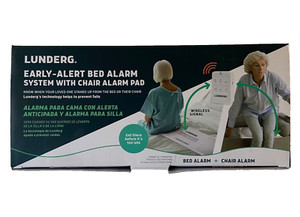 Bed Alarm Lunderg Early Alarm for Elderly Adults - Wireless Bed Sensor Pad