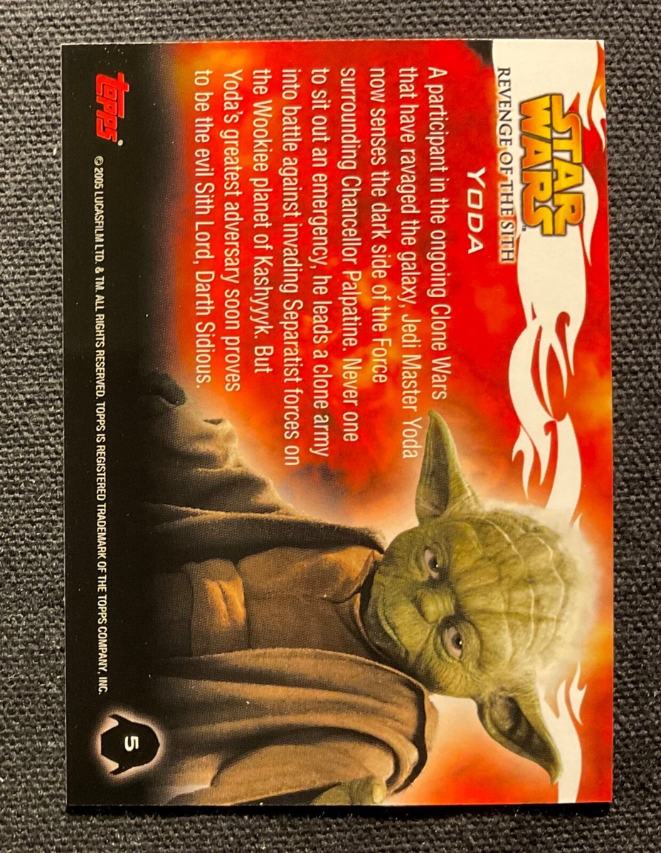 Topps スターウォーズ REVENGE OF THE SITH 未開封 Star Wars Episode III Revenge of the Sith 2005 Trading Cards, Foil