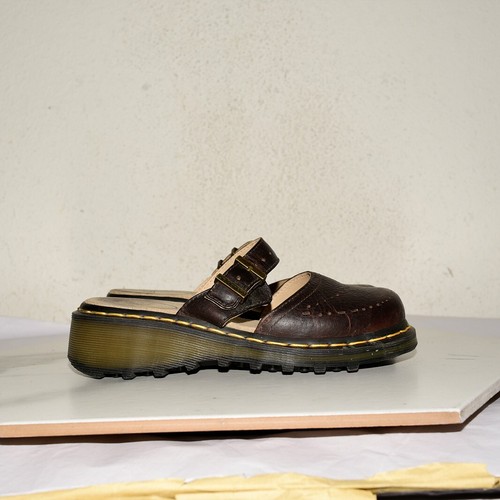 DR. MARTENS 3083 Leather Mary Jane Slide Sandal Women UK 4 / US 6 / EU 37