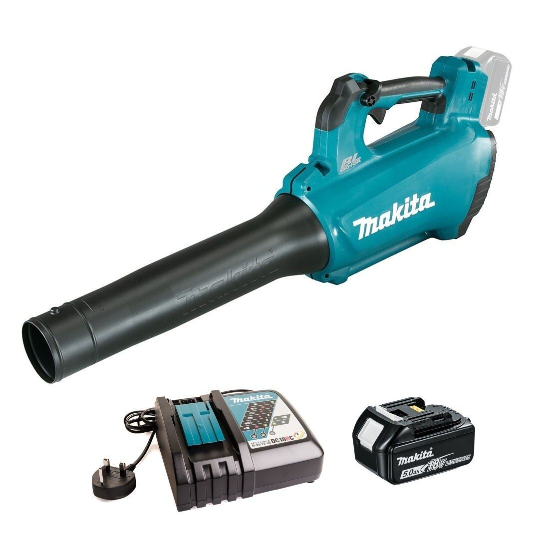 Makita 18v LXT Cordless Blower with 5ah Battery & Charger DUB184RT