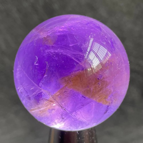 45mm Natural Stone Amethyst Crystal Ball Polished Quartz Sphere Healing