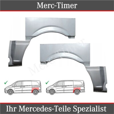 Reparaturblech Kotflügel Hinten Für Mercedes Vito W639 2003-2014 / Links 6007