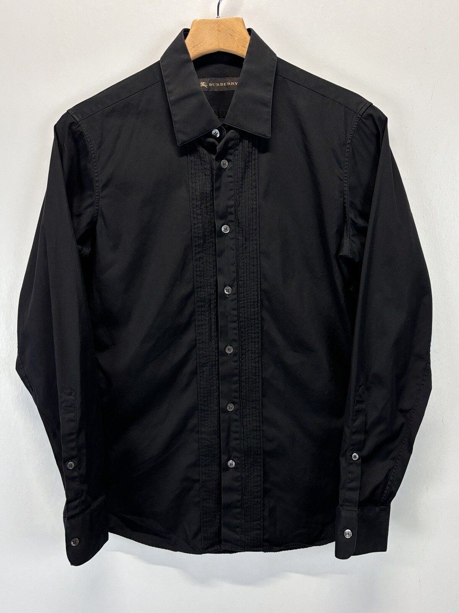 burberry black dress shirt Burberry Brit Black Dress Shirt  VV department