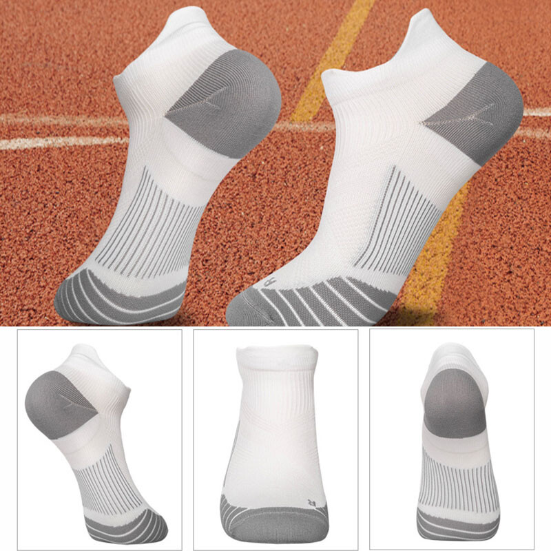Men's Running Socks AntiBlister Cushioned Ankle Sports Trainer Socks