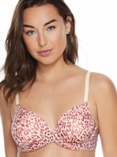 Maidenform  One Fabulous Fit Underwire T-Shirt Bra DM7543 Animal Print 40D NWT