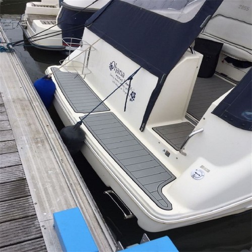 2009 Bayliner F22 Flight Series Swim Platform Cockpit Boat EVA Teak Deck Floor - Picture 5 of 24