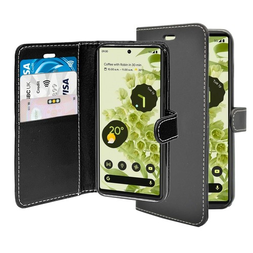 For Google Pixel 6 Case Phone Case Wallet Flip PU Leather Card Holder Cover - 第 20/21 張圖片