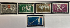 Timbres de Suisse N°507 à 511 Neuf 1951