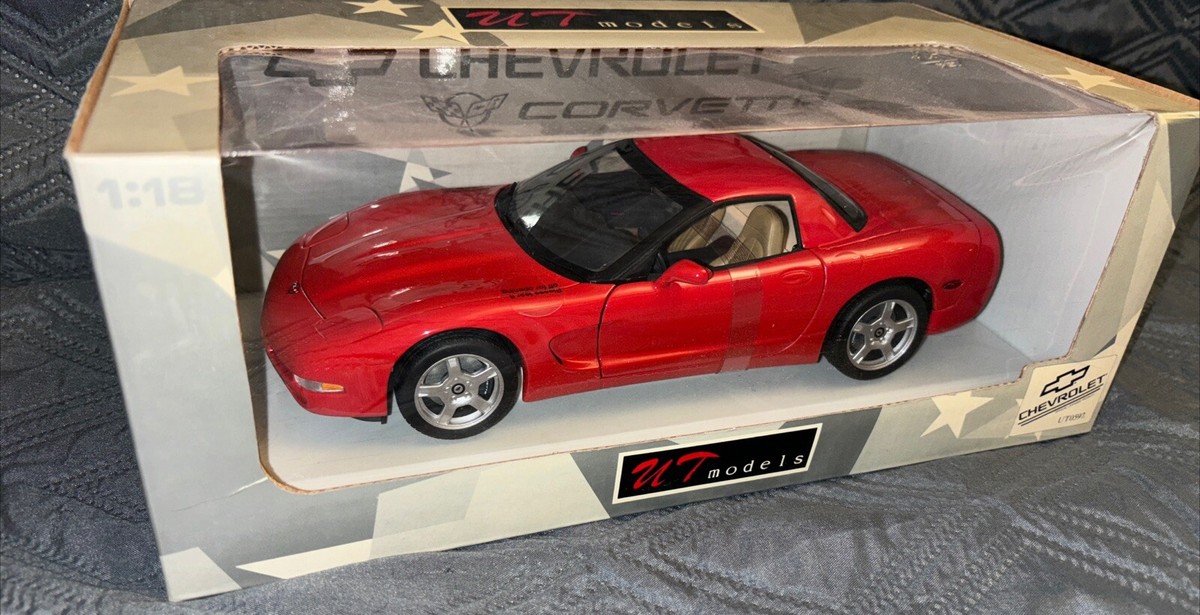 ミニカー UT CHEVROLET CORVETTE 1998 1/18 1:18 UT Models 1998 Chevy Corvette Coupe - RED NEW | eBay