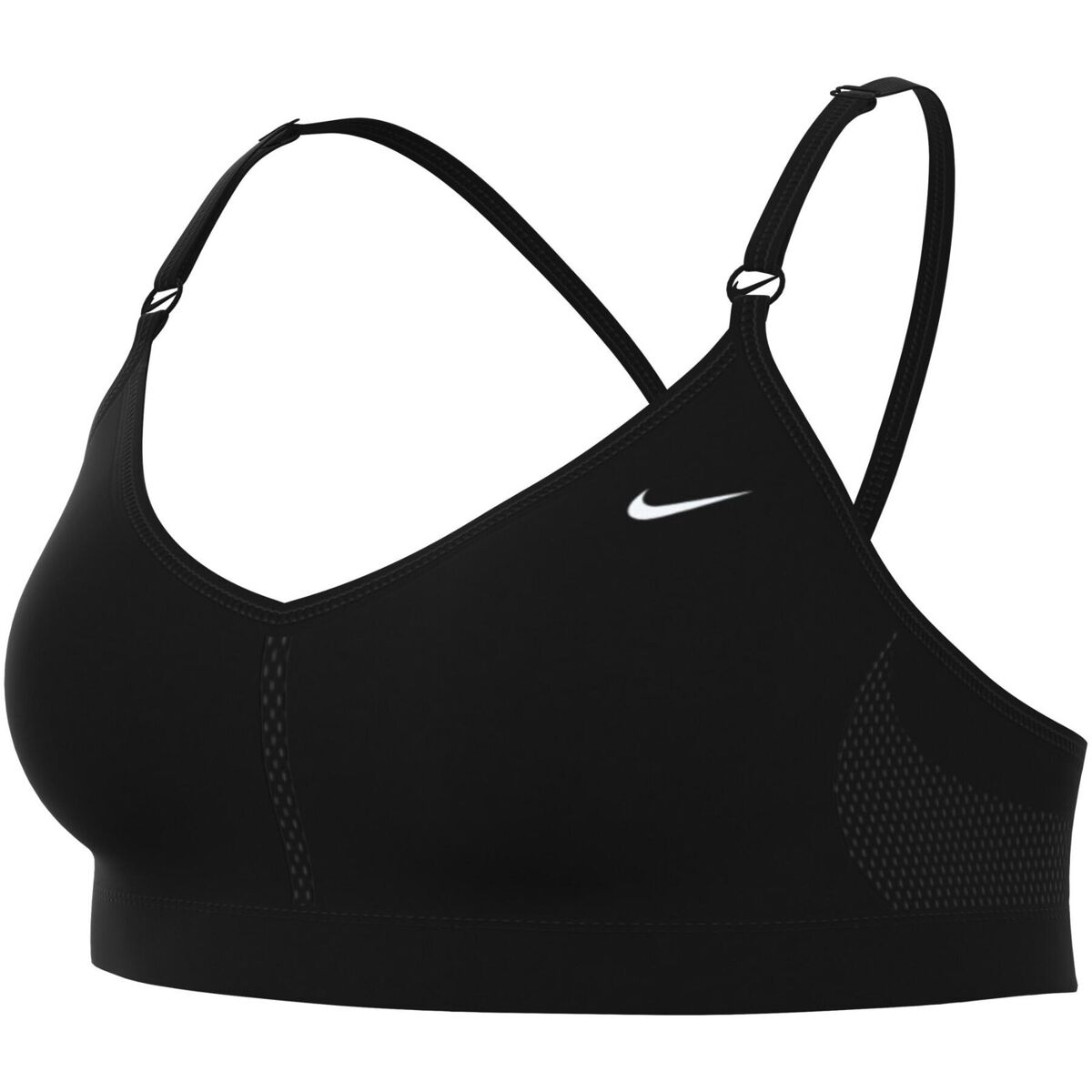 AUTHENTIC NIKE DRI FIT INDY LIGHT SUPPORT PADDED V NECK BRA