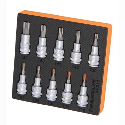 3/8 Zoll Antrieb Torx Bit Steckschlüsselsatz 10-teilig Franklin Tools XFS10