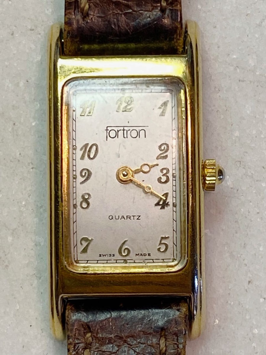 Vintage FORTRON Womens Quartz Tank Watch. Swiss | eBay display picture 1