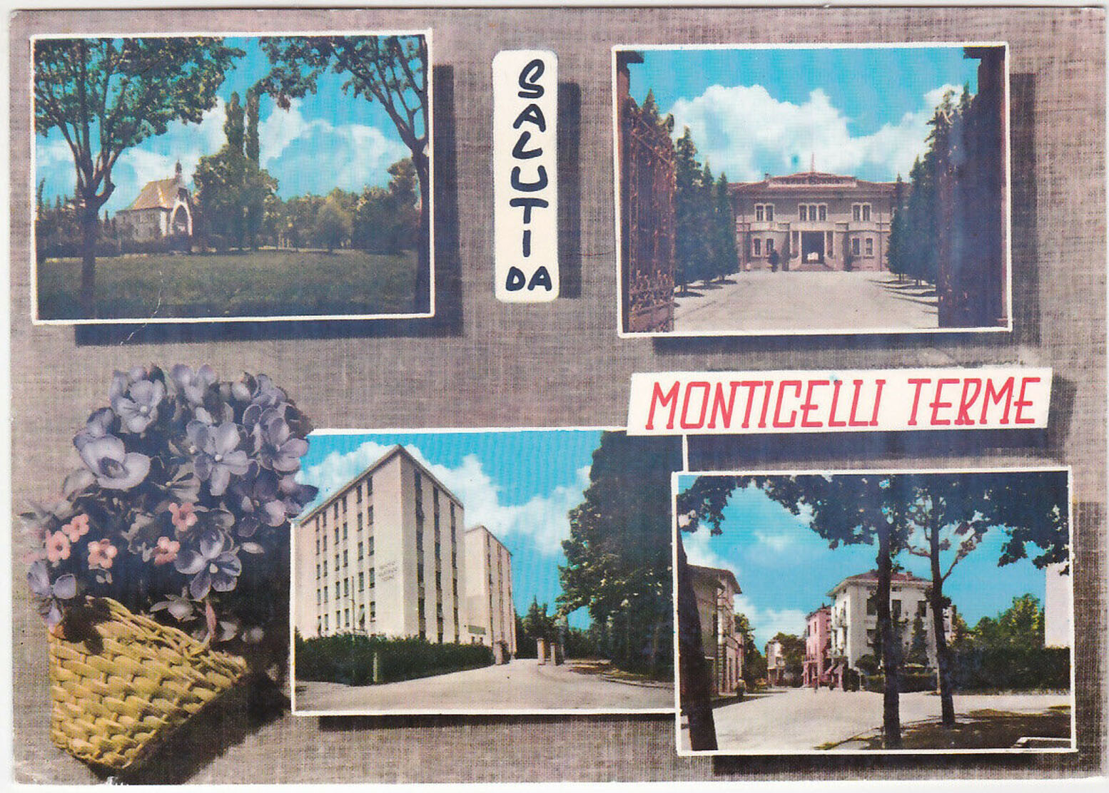 MONTICELLI TERME - PARMA - SALUTI DA... - VEDUTINE - VIAGG. 1967 -32074-
