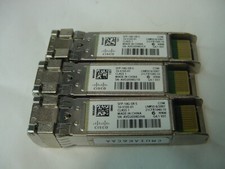  3 CISCO SFP-10G-SR-S TRANSCEIVER MODULES