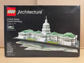 LEGO Architecture 21030 United States Capitol Building 1032 Pieces With Box