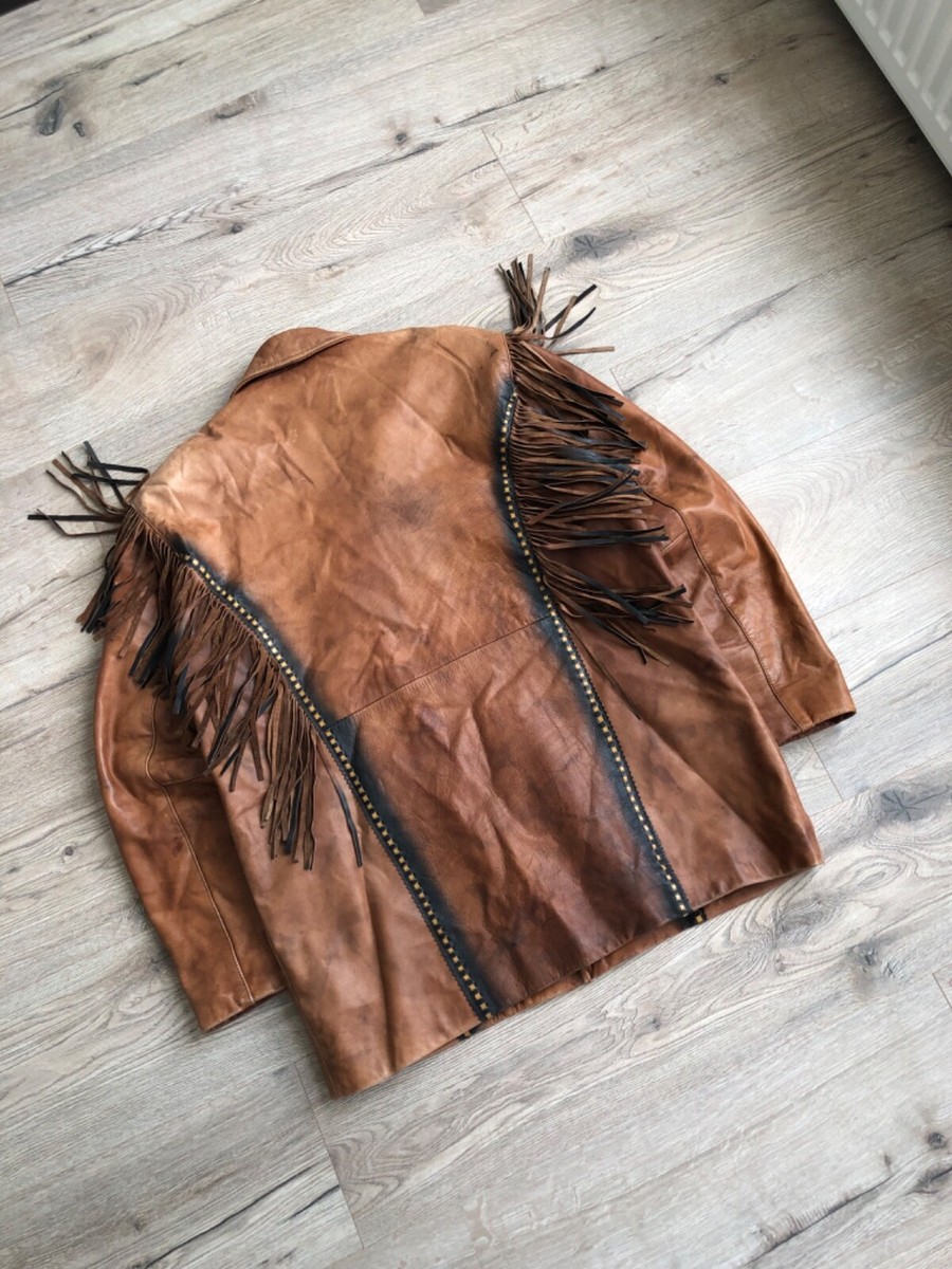 STARS&STRIPES fringe design suède jacket STARS&STRIPES fringe design suède jacket