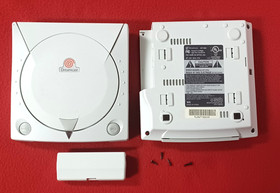 OEM Sega Dreamcast Authentic Top/Bottom/Modem-Shell VA-1 Clean