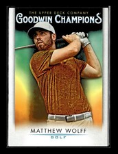 2021 Upper Deck Goodwin Champions - #31 Matthew Wolff Golf