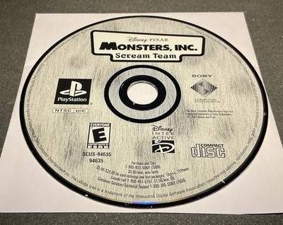 Monsters, Inc: Scream Team (PlayStation, PS1) DISC ONLY ~J1172