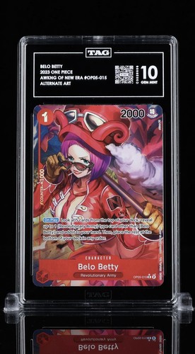 Belo Betty (Alternate Art) graded TAG 10 for sale on eBay