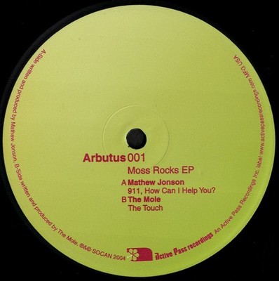 Mathew Jonson - Moss Rocks EP, 12'', (Vinyl)