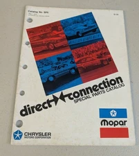1974 Direct Connection Chrsyler/Mopar Racing Parts Catalog, SP-5 original print