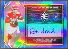 2020 Panini Limited Patrick Mahomes II Membership Sapphire Spotlight 1/1 Auto RI