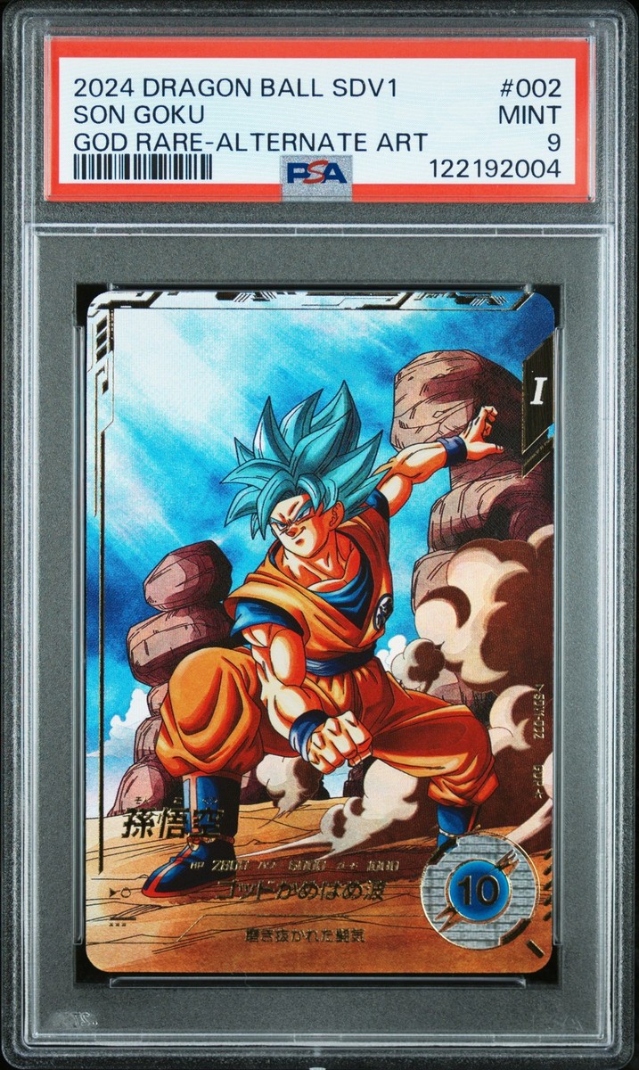 2024 DRAGON BALL SUPER DIVERS 1 GOD RARE-ALTERNATE ART #002 SON