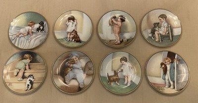 Bessie Pease Gutmann Complete Plate set (8) by The Hamilton Collection 1986