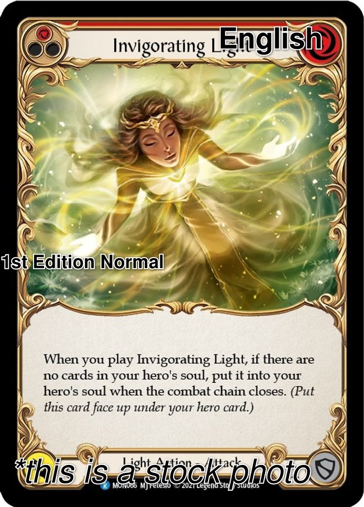 Invigorating Light (Red) [1st Edition Normal NM - Monarch MON066]