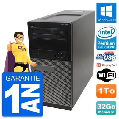 PC Tour Dell OptiPlex 990 Intel G630 RAM 32GB Festplatte 1TB Windows 10 Wifi