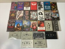 27 Hair Metal Hard Rock Cassette Tapes Aerosmith Bon Jovi Chili Peppers Ozzy