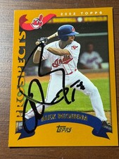 Signed  2002 Topps Traded - Prospects Alex Requena #T206 (RC)