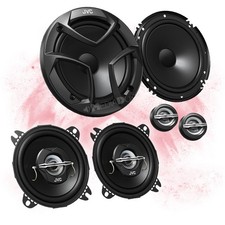 JVC 16m/10cm Front/Heck Auto Lautsprecher Komplett-SET für OPEL (#258)