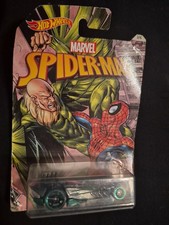 2016 Hot Wheels Spiderman Power Bomb 3/6 Green NIB