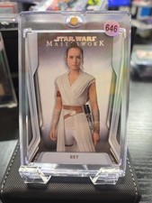  Topps Star Wars Masterwork REY #84 Blue Silver