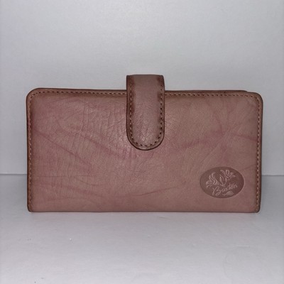 Vintage Buxton Heiress Pik Me Up Checkbook & Credit Card Holder Wallet Pink