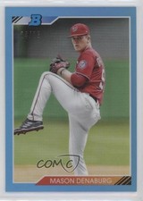 2020 Bowman Heritage Chrome Prospects Blue Refractor 24/99 Mason Denaburg 04cw