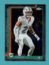 2025 Topps Chrome Football Ashtyn Davis #194 Miami Dolphins