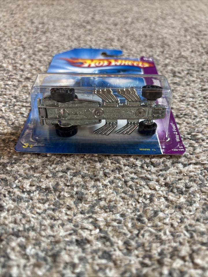 2008 Hot Wheels #128 TEAM: Rat Rides 4/4 Way 2 Fast Grey Variant 5spk ...