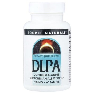 Source Naturals DLPA 750 mg 60 Tablets Wellness Support