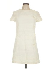 An original MILLY of New York Women Ivory Casual Dress 8