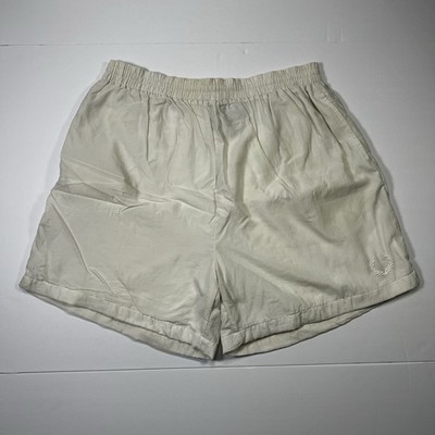 Fred Perry Cream/Ivory Swim Trunks Shorts XXL Nylon Drawstring Lined